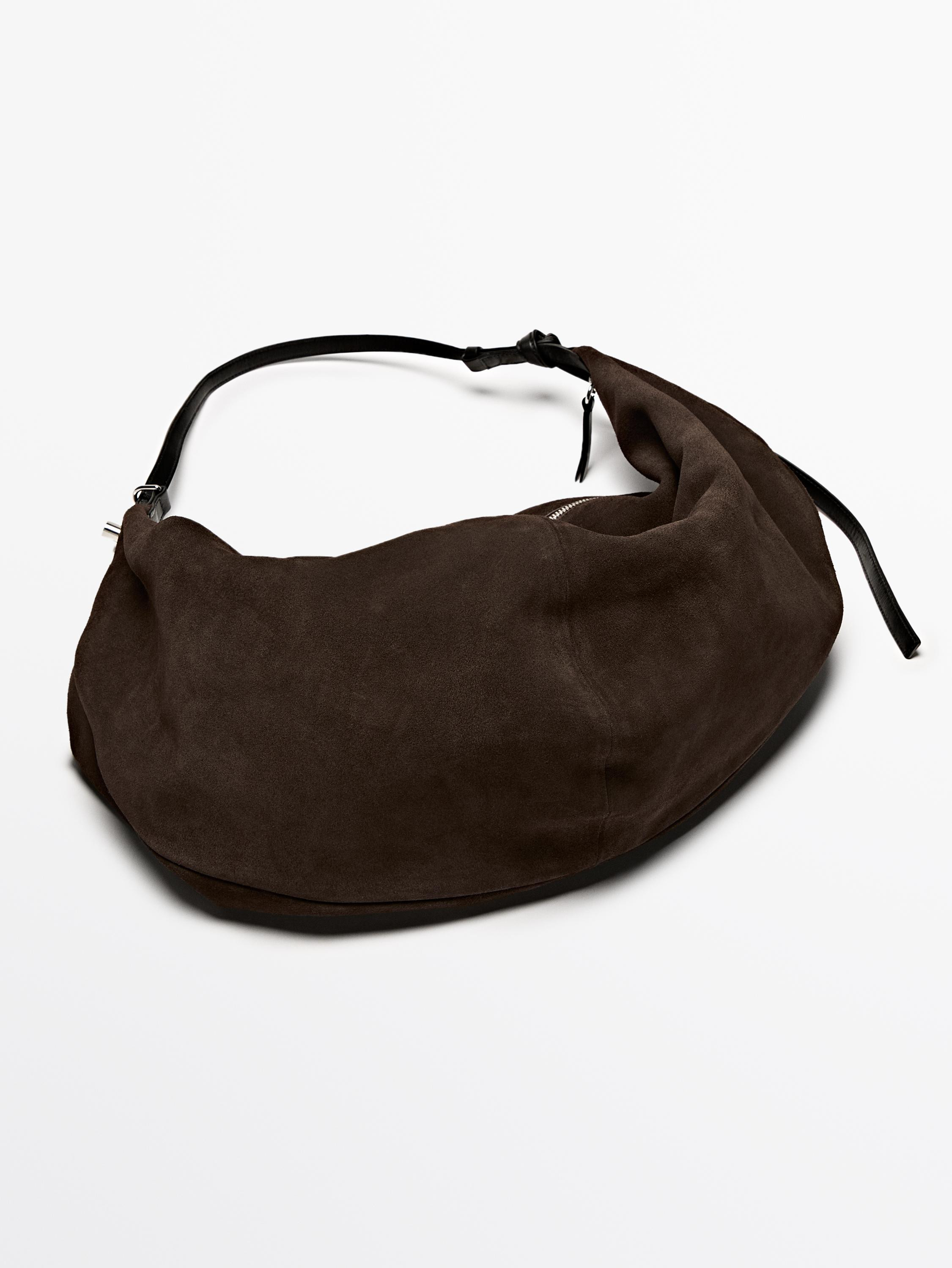 Split leather bag - Limited Edition | Massimo Dutti UK