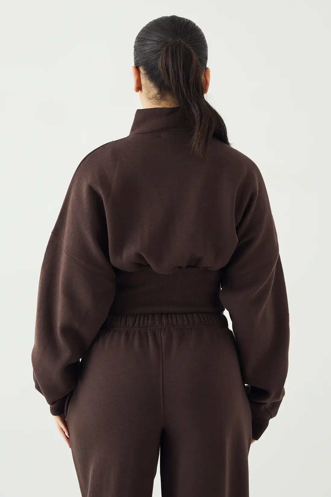 DSGN Studio Sport Training Club Cinched Waist Collar Sweatshirt | Boohoo.com (UK & IE)
