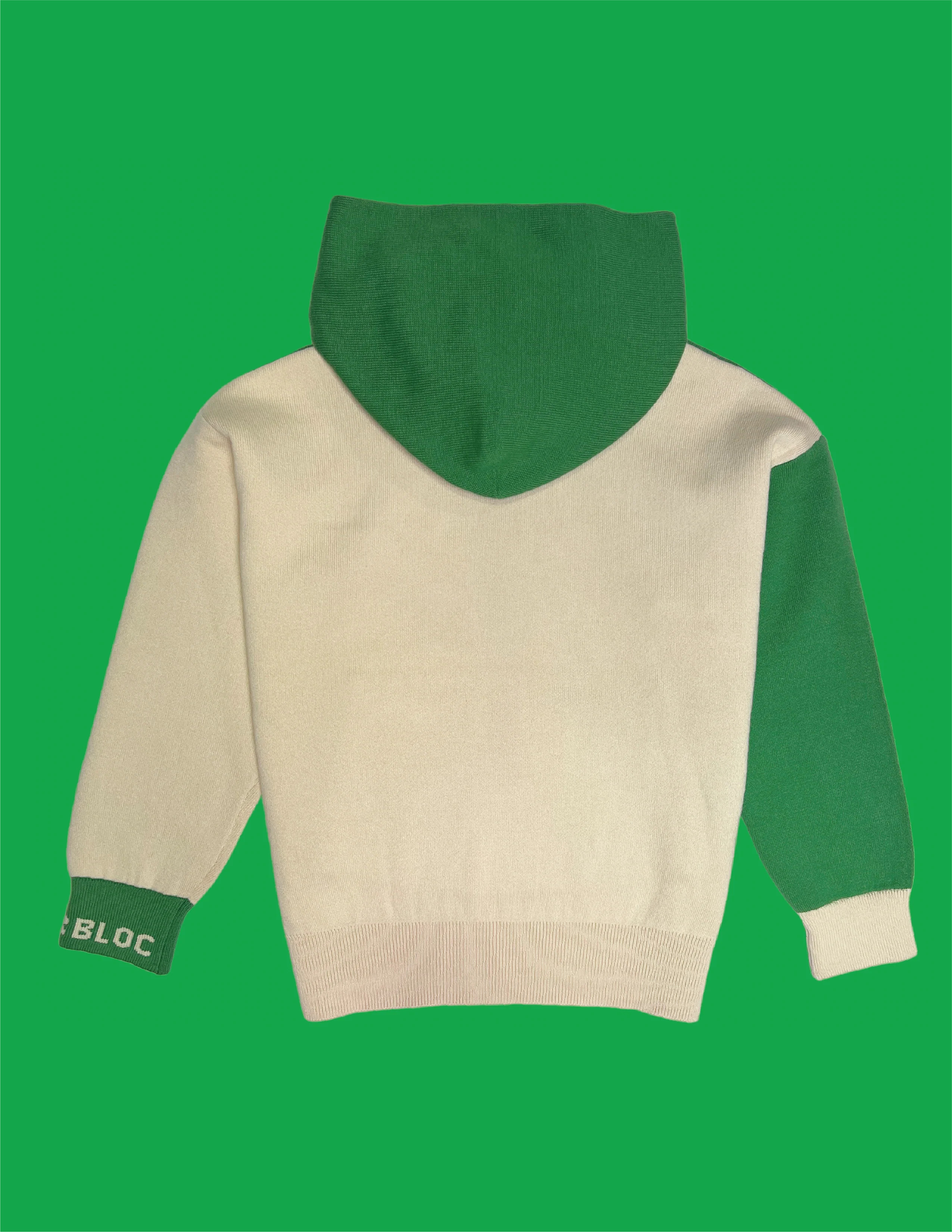 LITTLE HOODIE: Emerald | Colorbloc