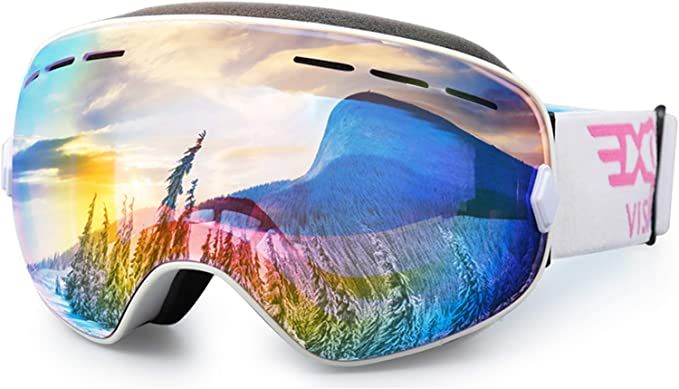 EXP VISION Snowboard Ski Goggles Men Women Youth, Anti Fog OTG Winter Snow Goggles Spherical Deta... | Amazon (US)