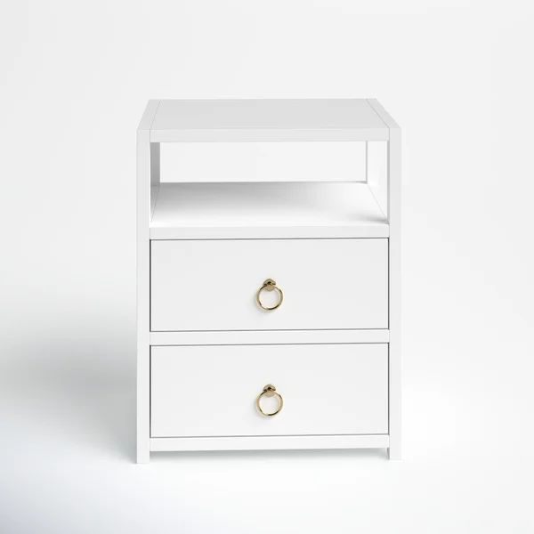 Elin 26.5'' Tall 2 - Drawer Nightstand | Wayfair North America