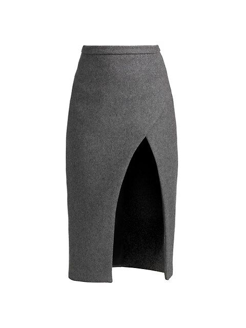 Wool Pencil Slit Skirt | Saks Fifth Avenue