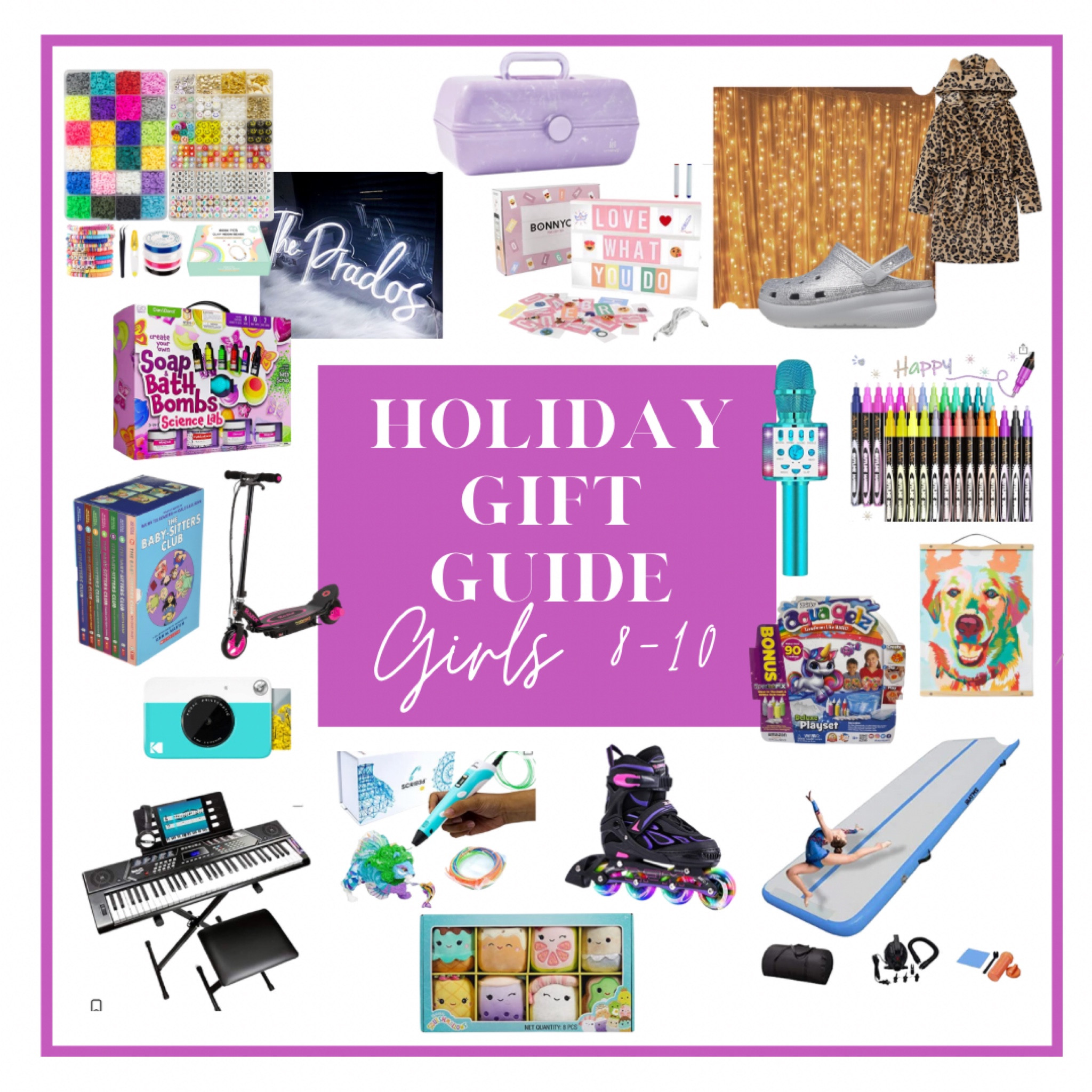 Girls Holiday Gift Guide 

This one specifically targets the ages eight through 10-ish. 

#christmas #giftguide #amazon 

#LTKHoliday #LTKGiftGuide #LTKSeasonal