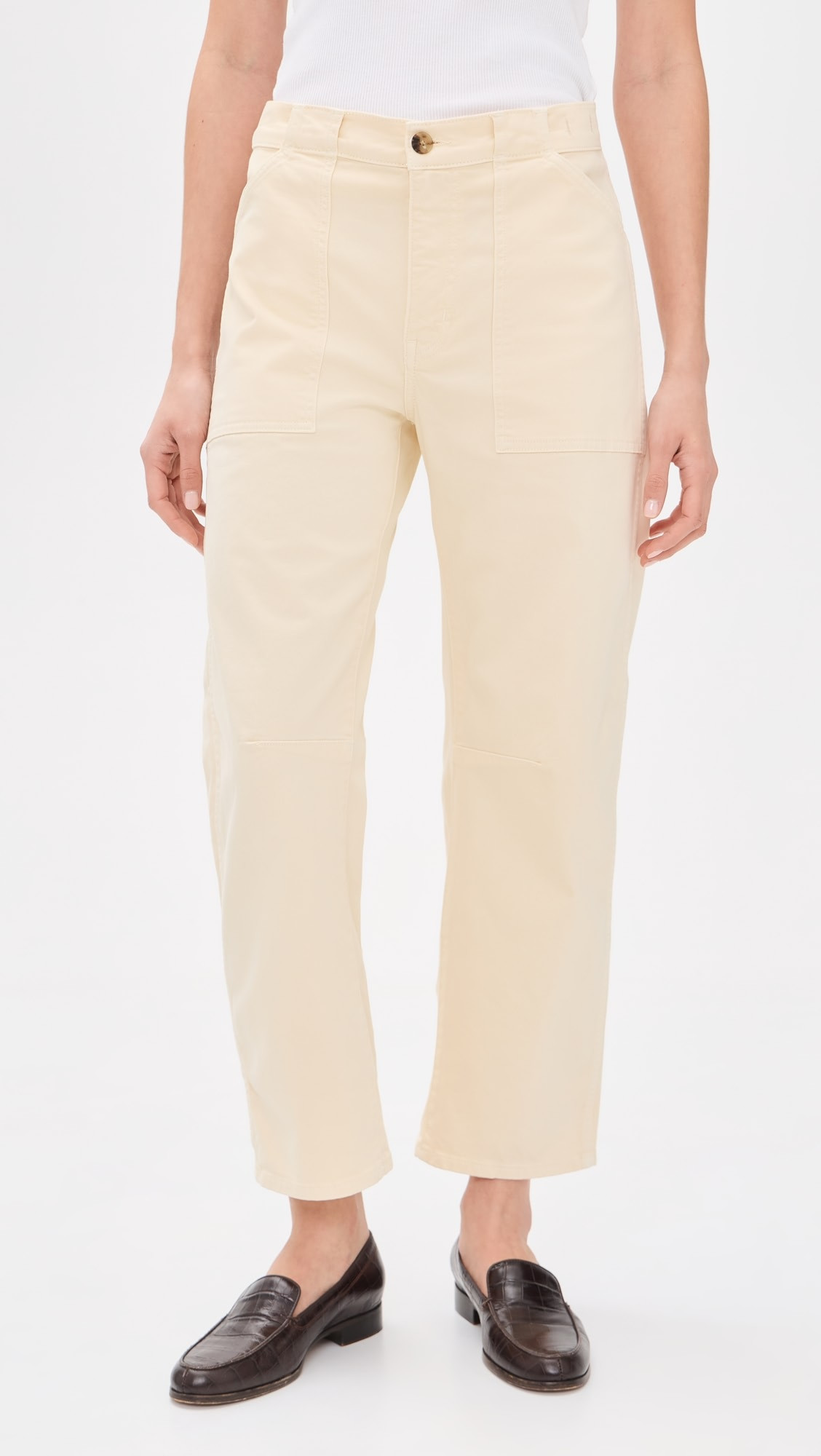 The Darted Barrel Leg Utility Pants | Shopbop
