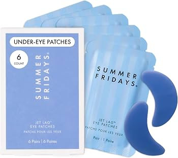Summer Fridays Jet Lag Hydrating Eye Patches - De-puffing Hydrogel Under Eye Masks with Hyaluroni... | Amazon (US)