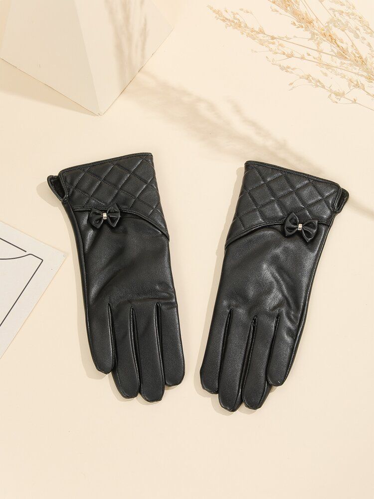 New
     
      Bow Decor Gloves | SHEIN