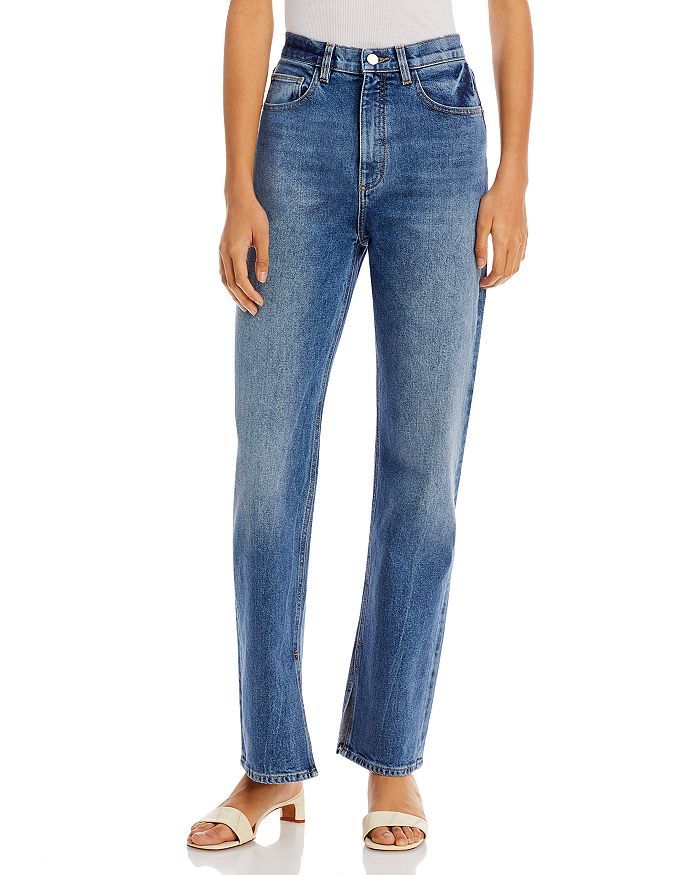DL1961 Emilie High Rise Straight Leg Jeans made with RECOVER™ in Dark Oasis Back to Results -  ... | Bloomingdale's (US)