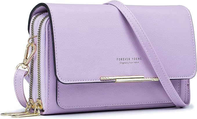 Roulens Small Crossbody Bag for Women,Cell Phone Purse Women's Shoulder Handbags Wallet Purse wit... | Amazon (US)