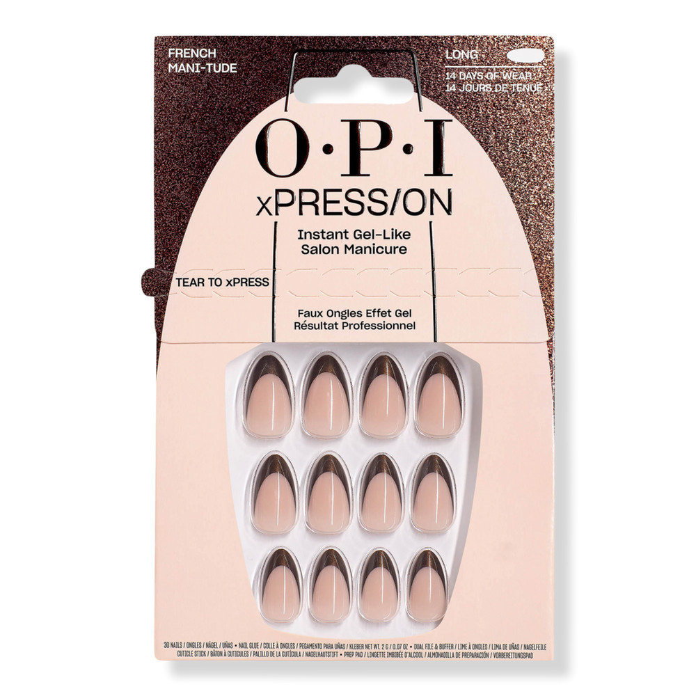 OPI xPRESS/ON French Tip Press On Nails - French Mani-tude | Ulta