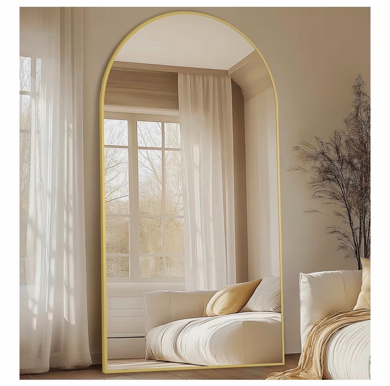 Oversized Floor Mirror Freestanding | Arched Full Length Mirror ✨🤍


#LTKMothersDay #LTKmorningroutine #LTKHome