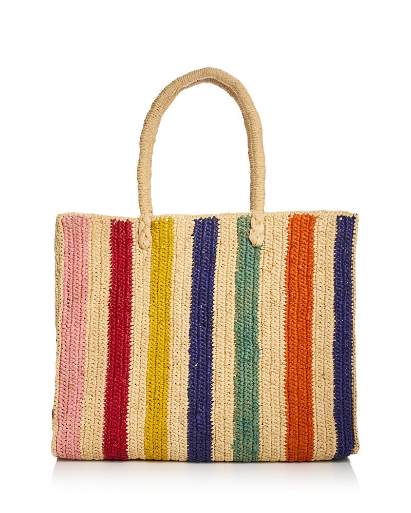 Aqua Raffia Tote - Exclusive | Bloomingdale's (US)