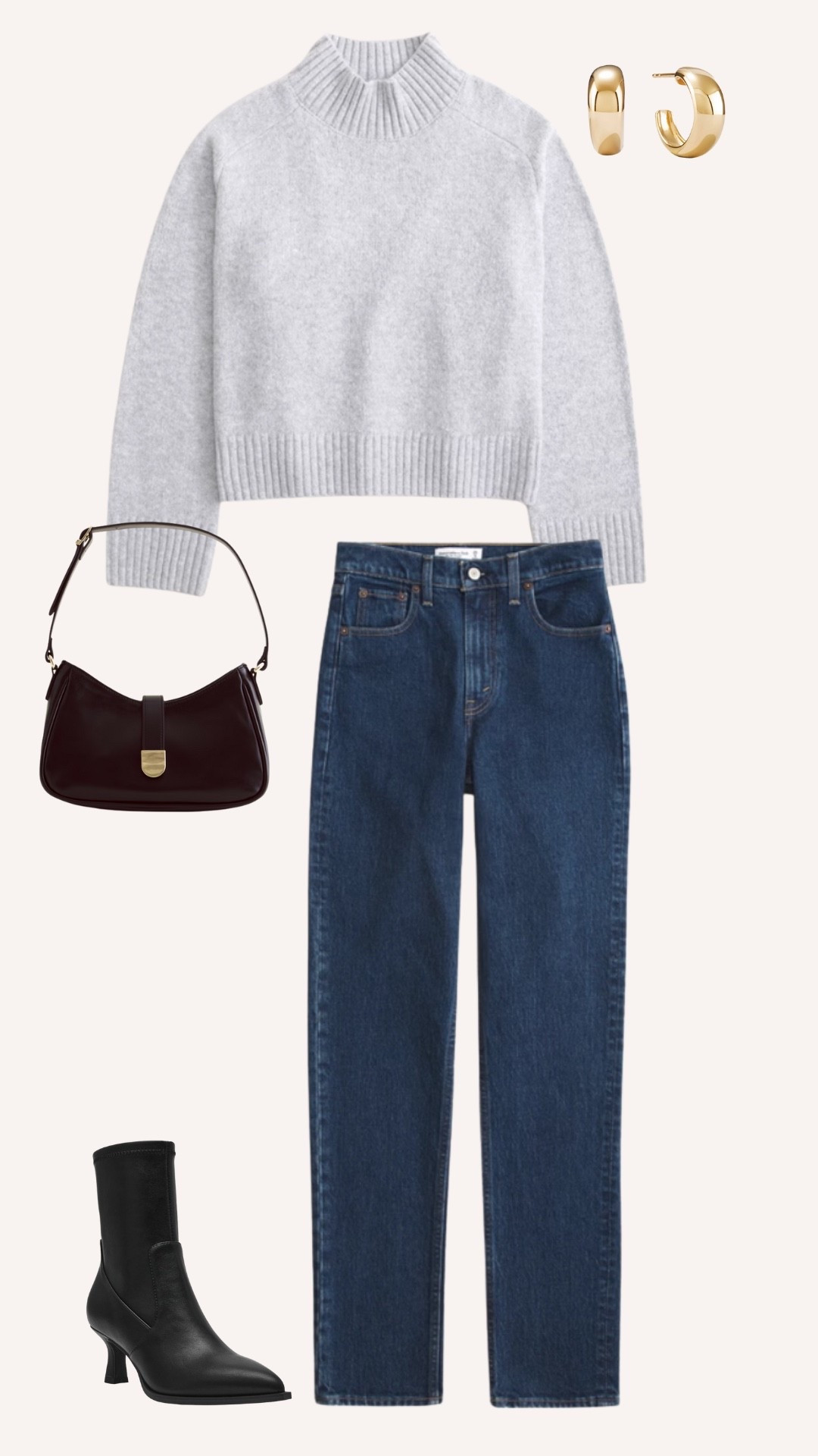 Abercrombie winter outfit inspo | effortless style #abercrombie #ltkfashion #ltkstyle #styleguide #abercrombieoutfit #abercrombiejeans