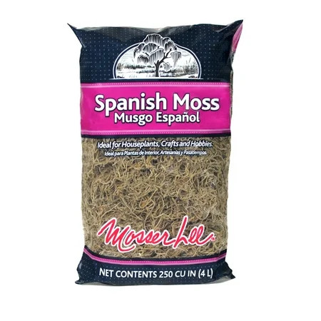 Mosser Lee Decorative Spanish Moss Grey Soil Cover for Multi Use Plants and Crafts, 250 Cu. In, Floral Arranging Supplies | Walmart (US)