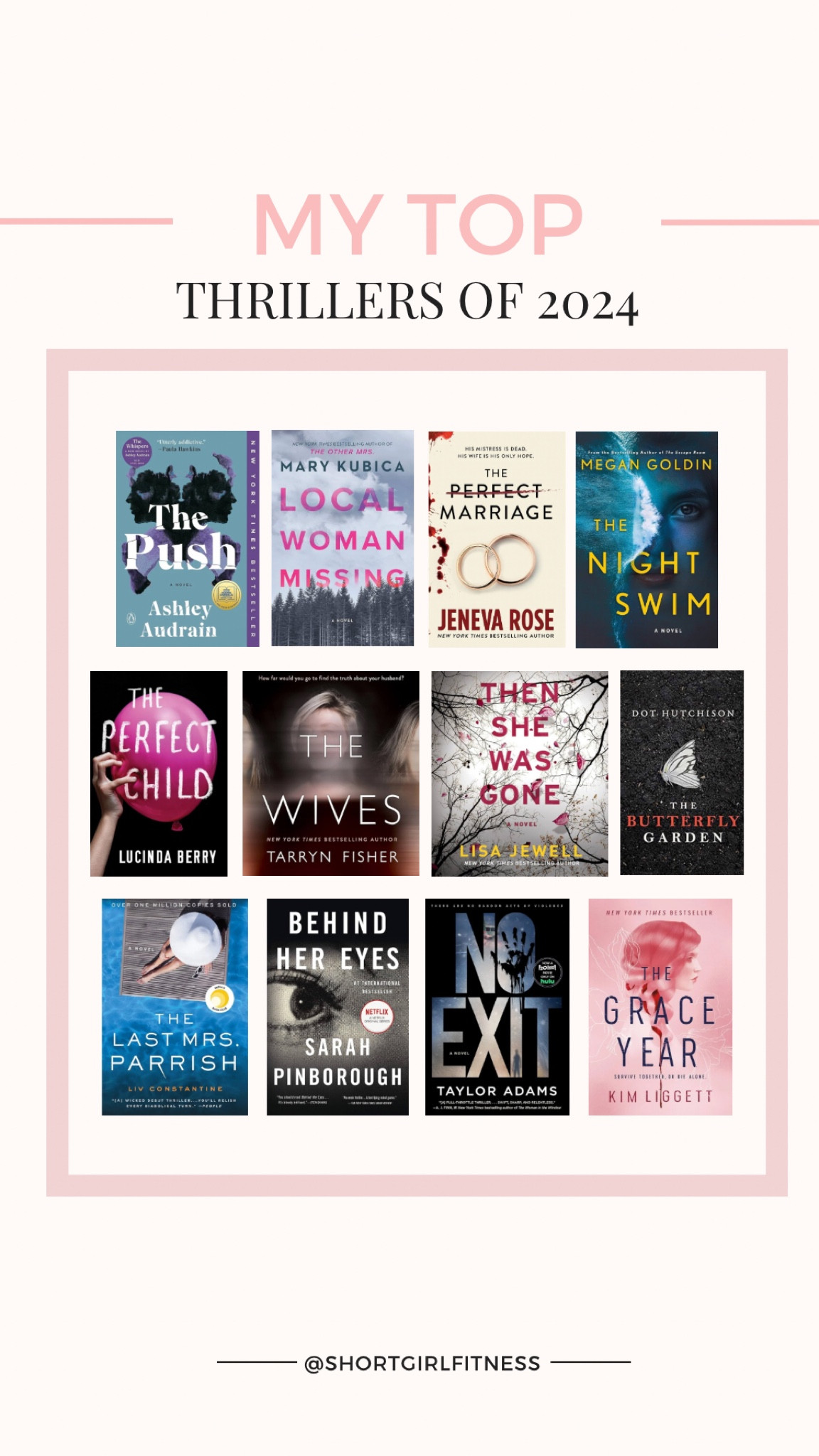 My top thriller picks for books of 2024