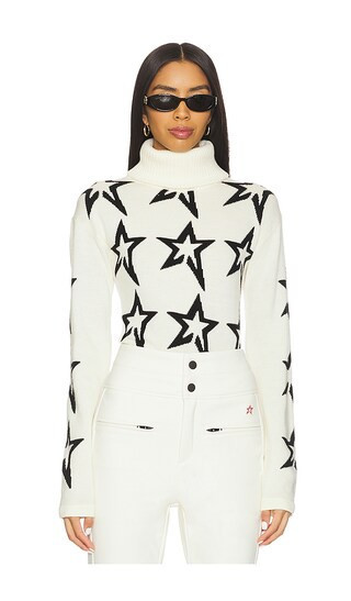 Perfect Moment Star Dust Sweater in White. - size M | Revolve Clothing (Global)