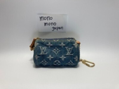 LOUIS VUITTON Monogram Denim Trousse Speedy Pouch Blue M95082 With Dust Bag | eBay US