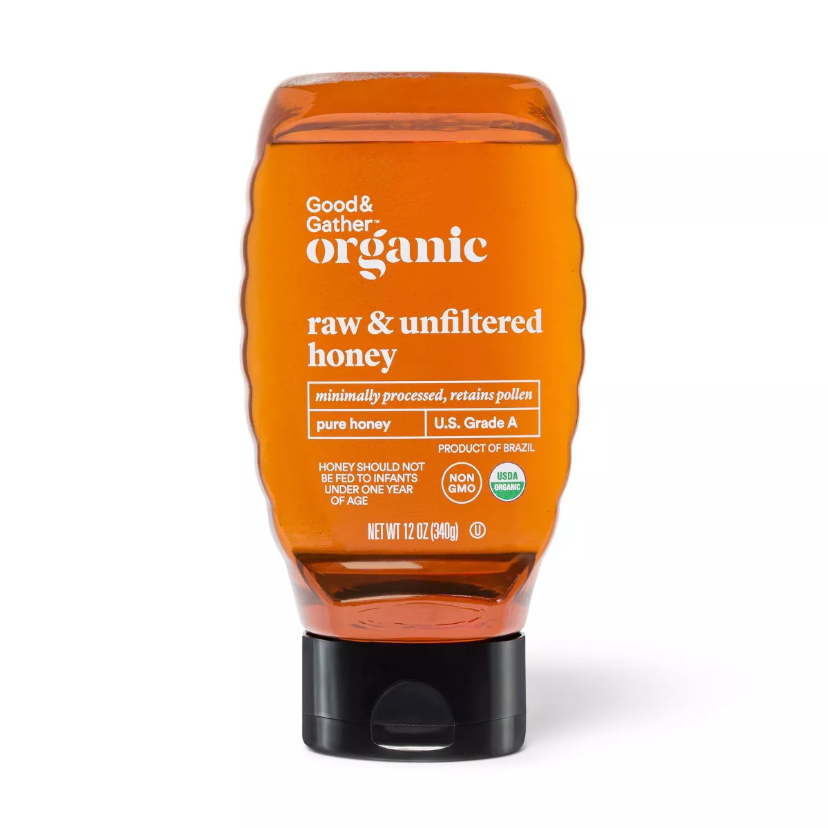Organic Raw Unfiltered Pure Honey - 12oz - Good & Gather™ | Target