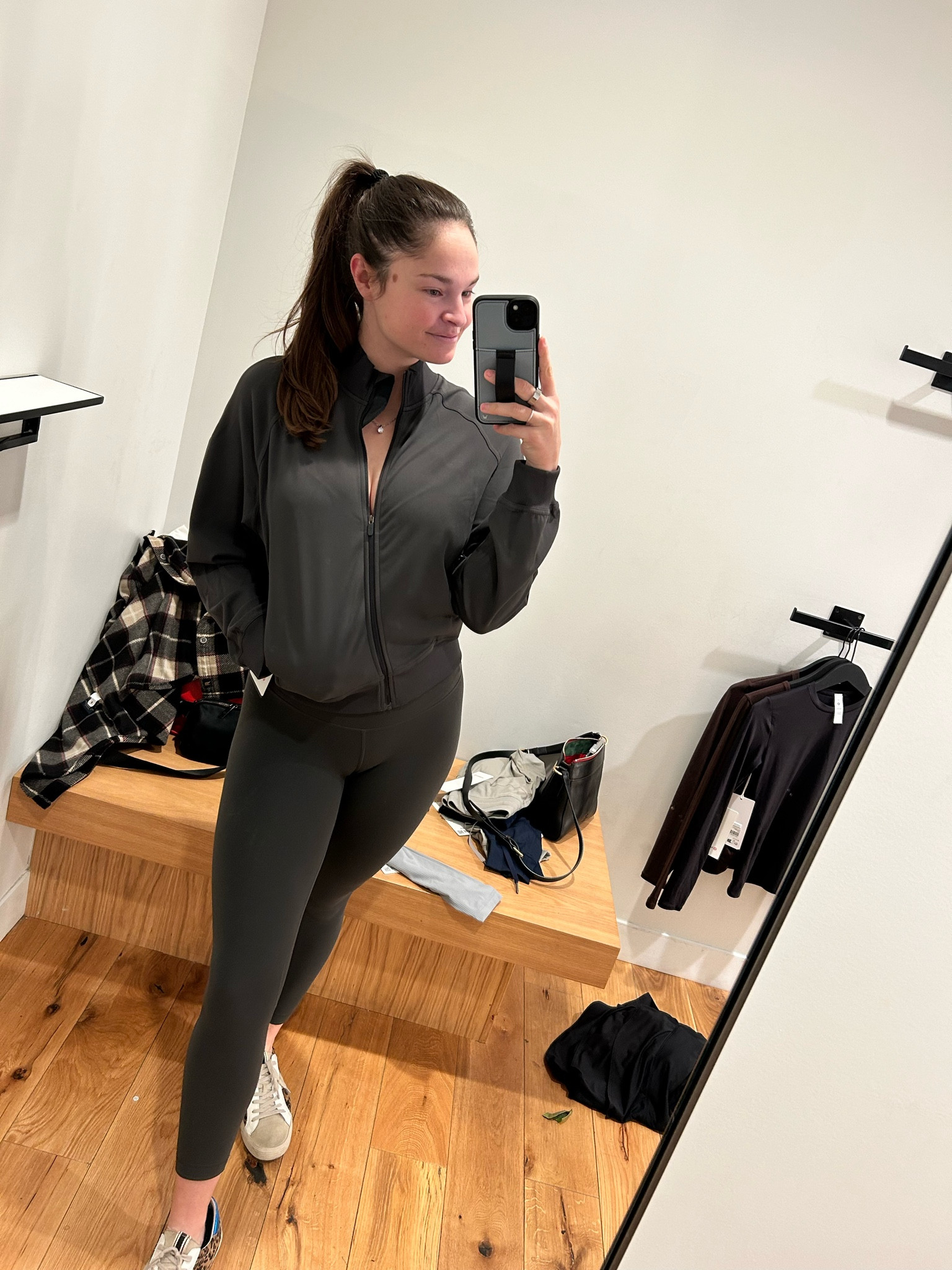 Just bought THE best Lululemon jacket! 
Will be perfect for a day or errands or a travel day!! May even try to wear it for a work day🩶

#LTKtravel #LTKfitness #LTKstyletip