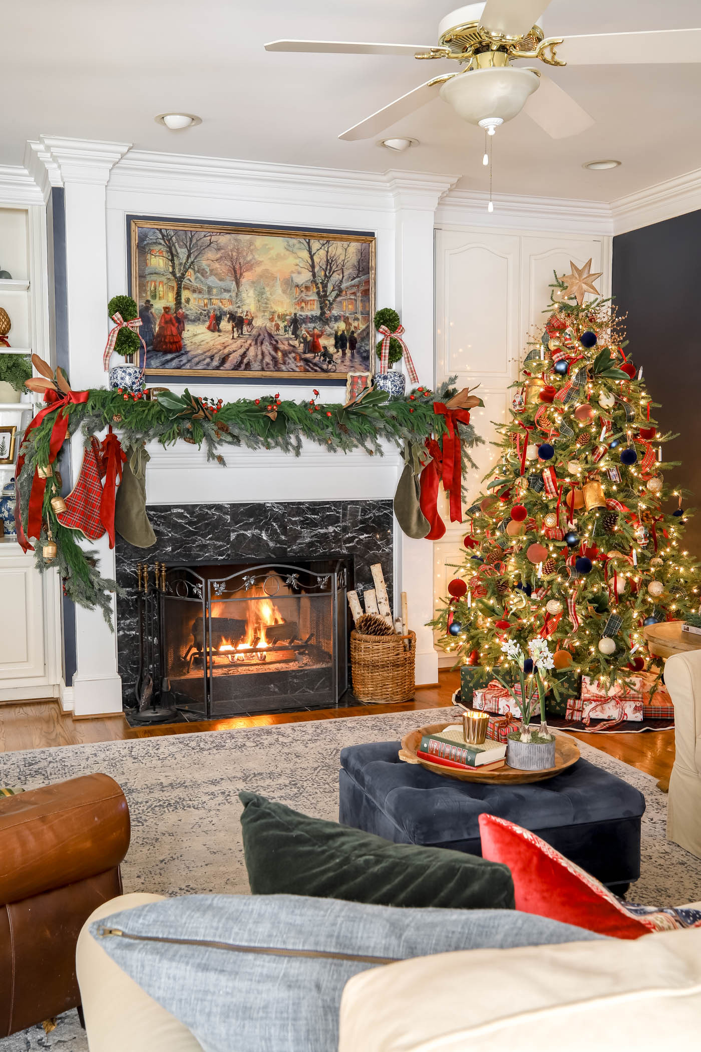 My Classic Ralph Lauren Christmas Living Room is LIVE! I'm so happy with how it turned out and love the traditional Christmas vibe with mixes of deep reds, forest greens and navy blues!  

 

#LTKCyberWeek #LTKHoliday #LTKHome