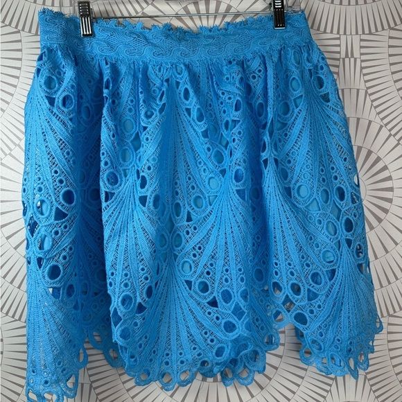 Beulah Style Women’s Turquoise Lace Over Skort Medium | Poshmark