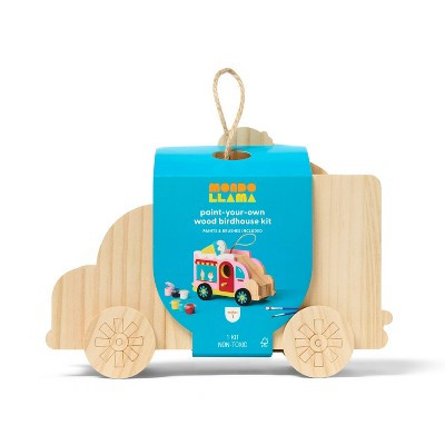 Summer Craft Ice Cream Truck Birdhouse Painting Activity Kit - Mondo Llama™ | Target