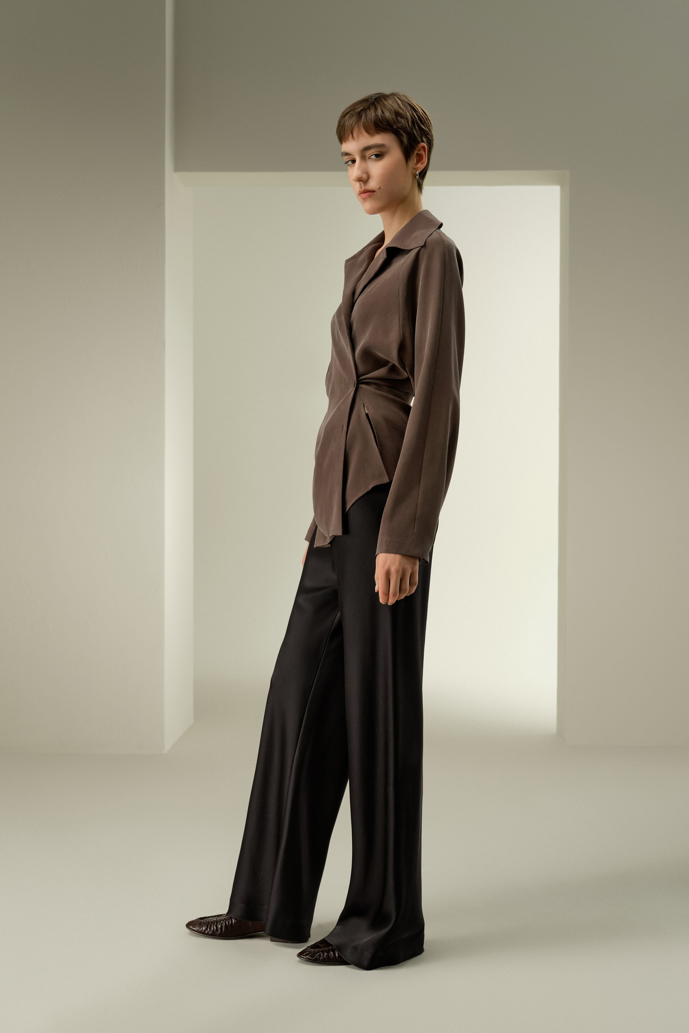 Multipositional Silk Shirt | LilySilk