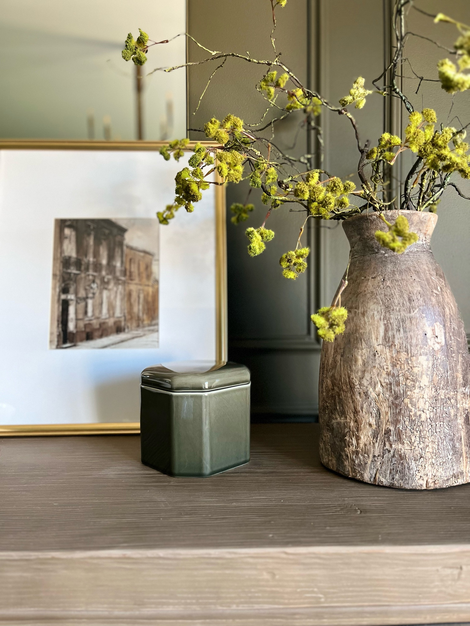 The cutest smoky green glass container - so cute on a dresser! And great for jewelry storage  

#LTKHome #LTKStyleTip #LTKSeasonal