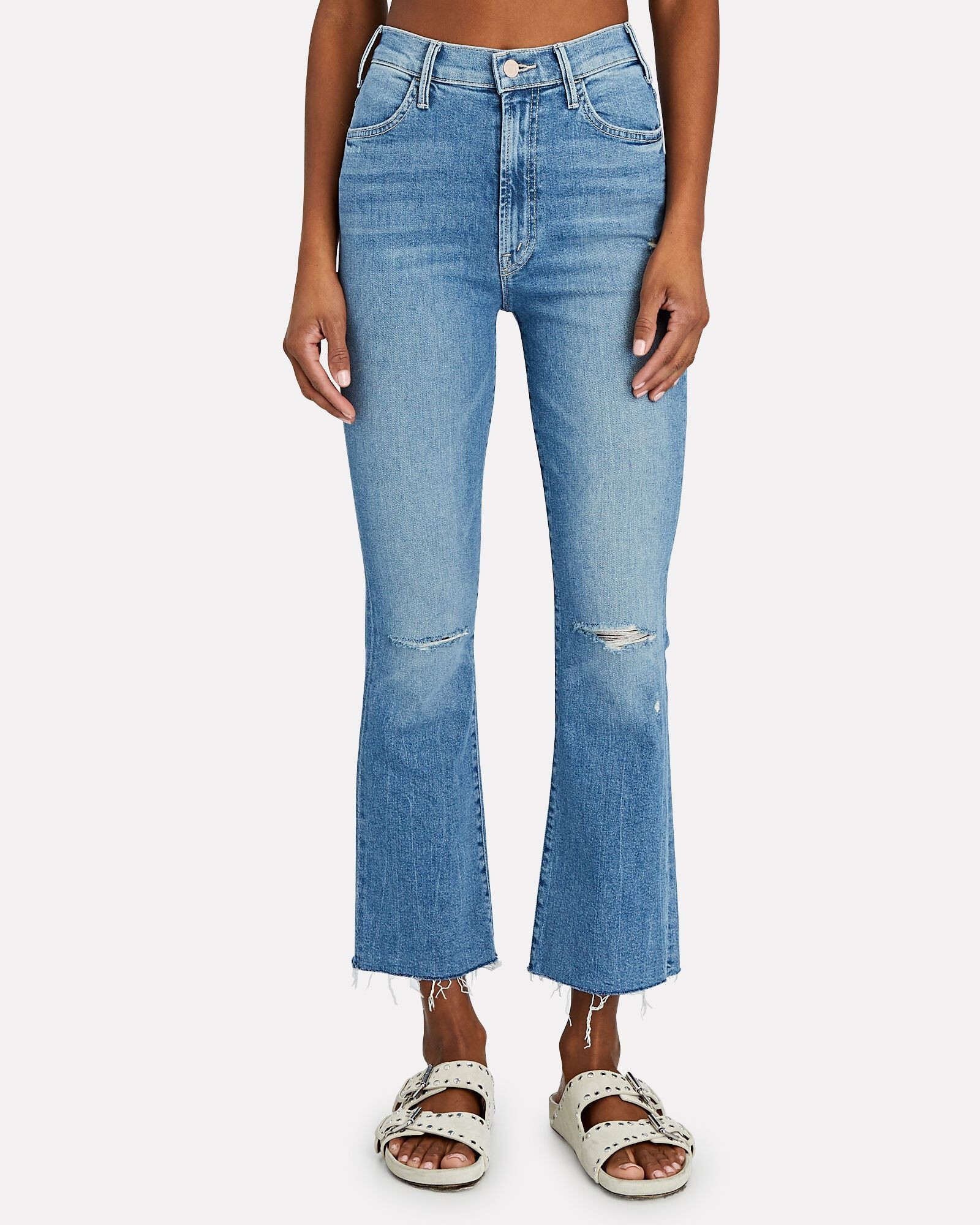 The Hustler Ankle Fray Jeans | INTERMIX