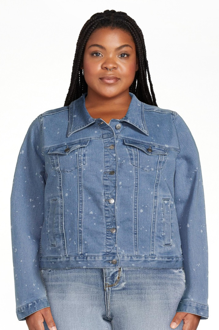 Time and Tru Women's Button Down Denim Jacket, Sizes XS-XXXL - Walmart.com | Walmart (US)