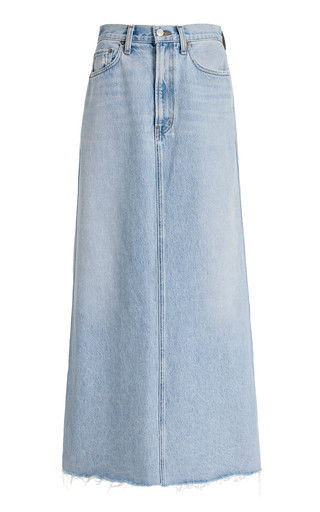 Hilla Denim Midi Skirt | Moda Operandi (Global)