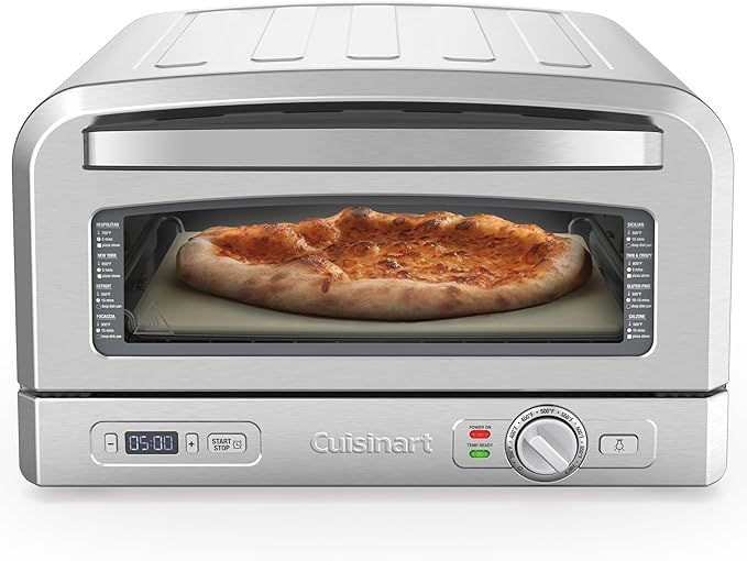 Cuisinart Indoor Pizza Oven – Bake 12” Pizzas in Minutes – Portable Countertop Pizza Oven ... | Amazon (US)