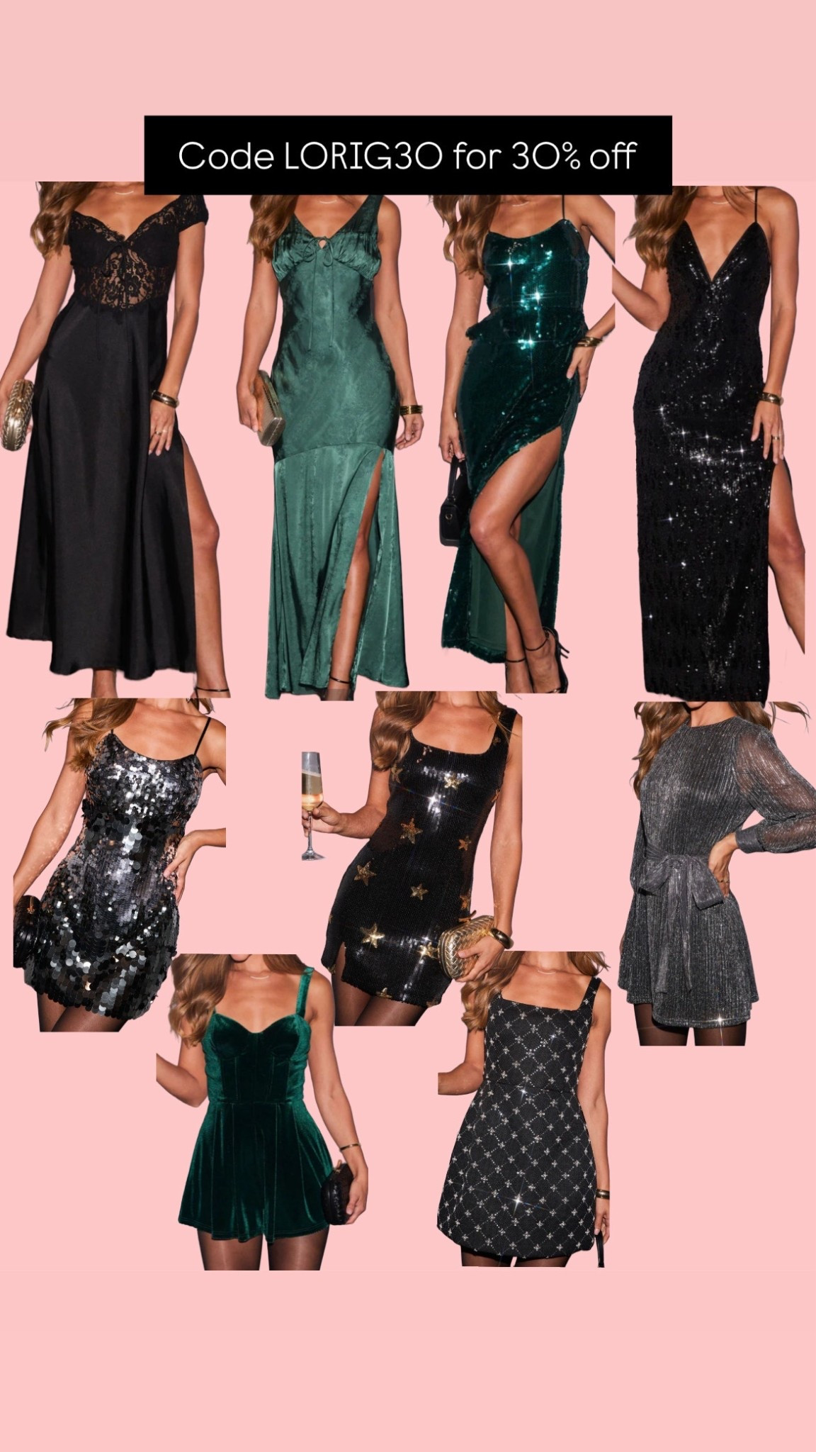 30% off all new attire! Lots of sequins and semi-formal/party wear! 

#LTKHoliday #LTKSaleAlert #LTKCyberWeek