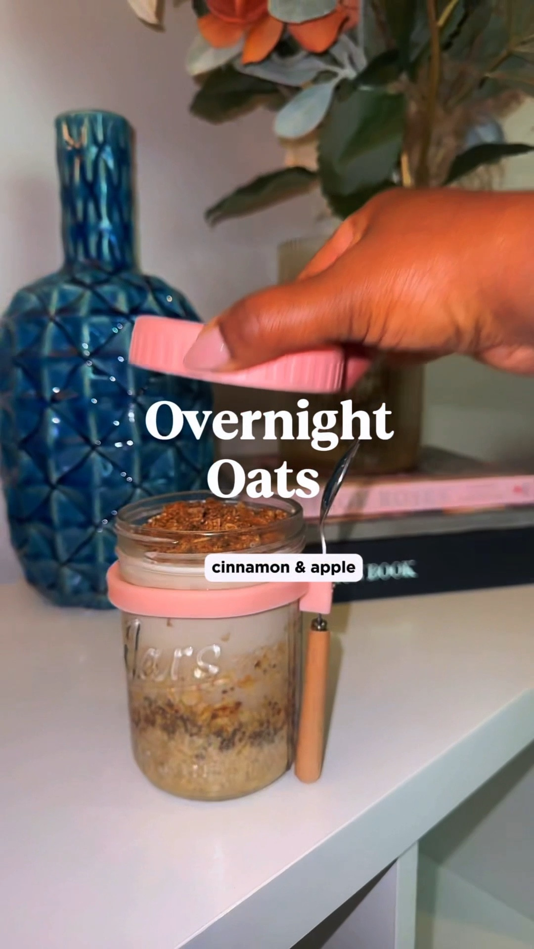 Overnight oats have become my morning rush favorite, and I finally found the perfect containers that don’t leak, and the spoon attachment is super convenient. They come in bunch of colors, my daughter picked pink 🙄

Some of my favorite antioxidant packed   combinations are apple cinnamon and blueberry with coconut yogurt. I always add Chia seeds, honey, and a little granola or nuts.

#LTKPlusSize #LTKHome #LTKOver40