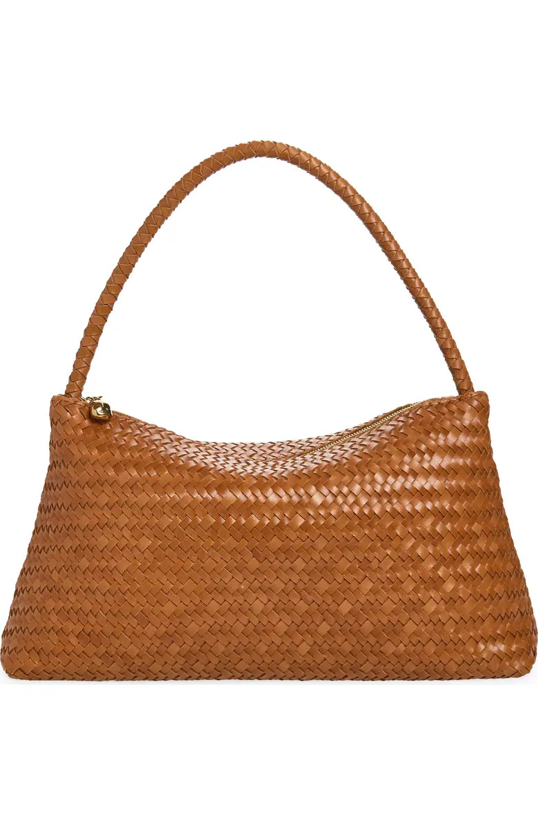 The Signature Woven Collection Leather Shoulder Bag | Nordstrom
