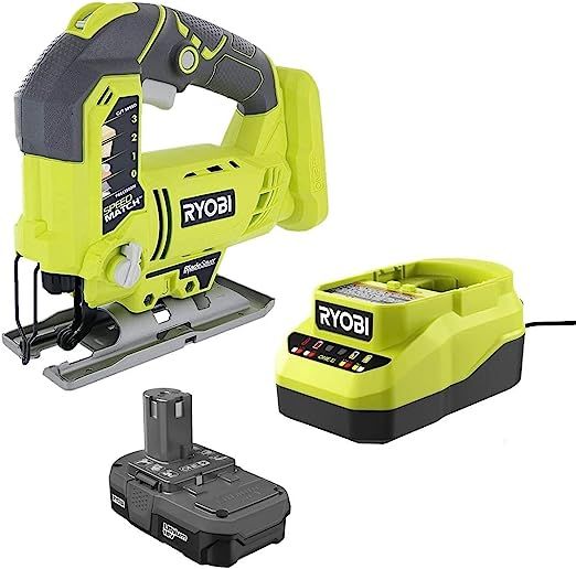 Ryobi 18 Volt Lithium-Ion Orbital Jig Saw Combo Kit with Battery and Charger (Bulk Packaged, Non-... | Amazon (US)
