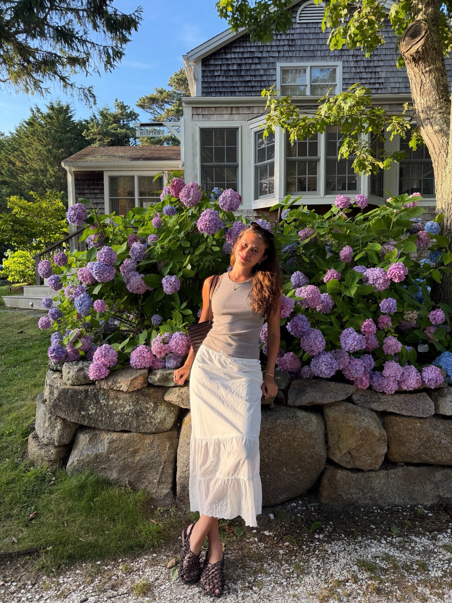 Summer dinner outfit! Top is aerie and skirt is brandy Melville (shoes + bag Ulanka!)

#LTKootd #LTKgrwm