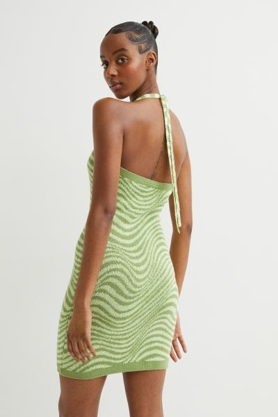 Knit Halterneck Dress | H&M (US + CA)