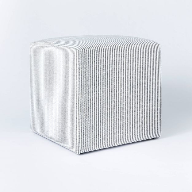 Lynwood Square Upholstered Cube - Threshold™ designed with Studio McGee | Target
