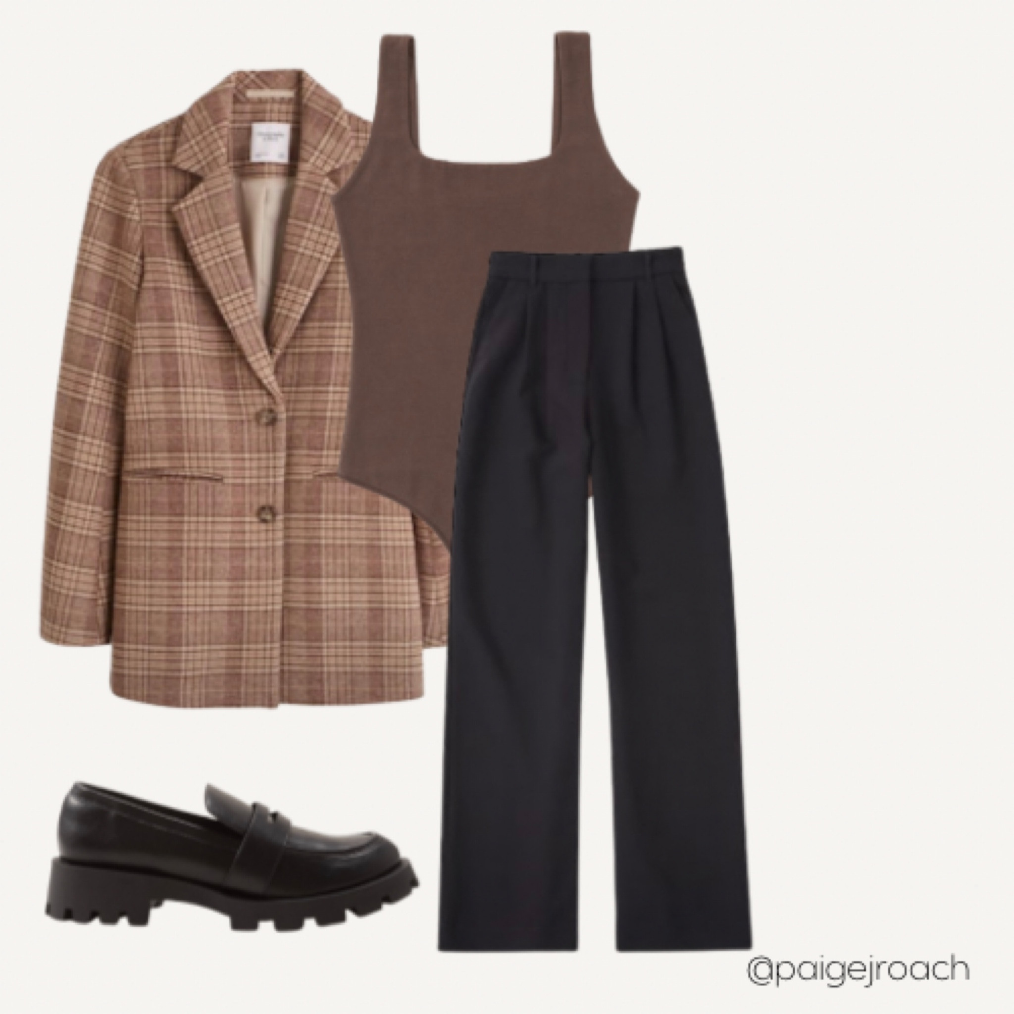 Brown and black workwear, brown and black work wear, neutral workwear, neutral work wear, workwear, work wear, chunky loafer, straight leg work pant, petite work pant, blazer, plaid blazer 

#LTKSeasonal #LTKworkwear #LTKstyletip