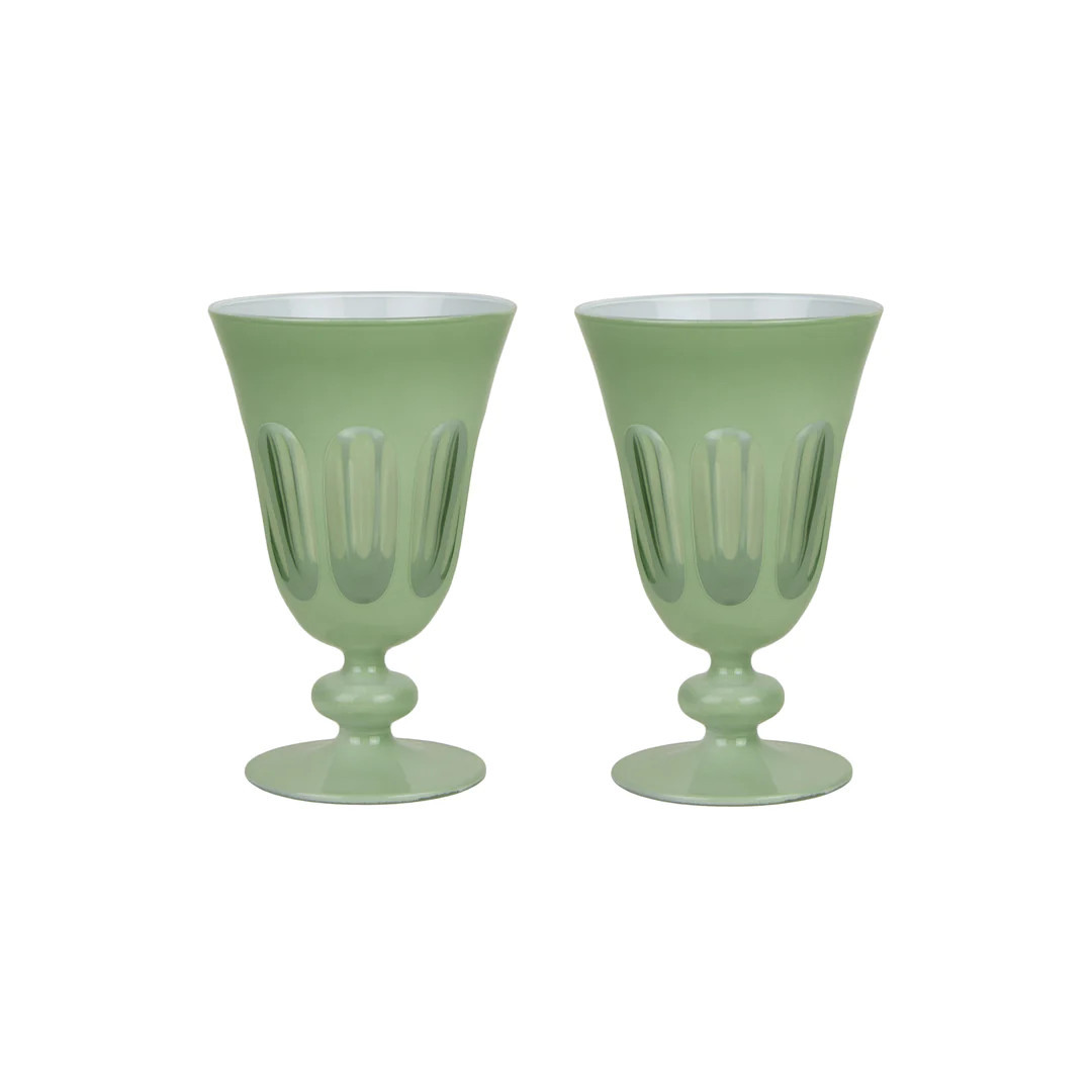 Rialto Tulip Glassware in Various Colors | Burke Decor