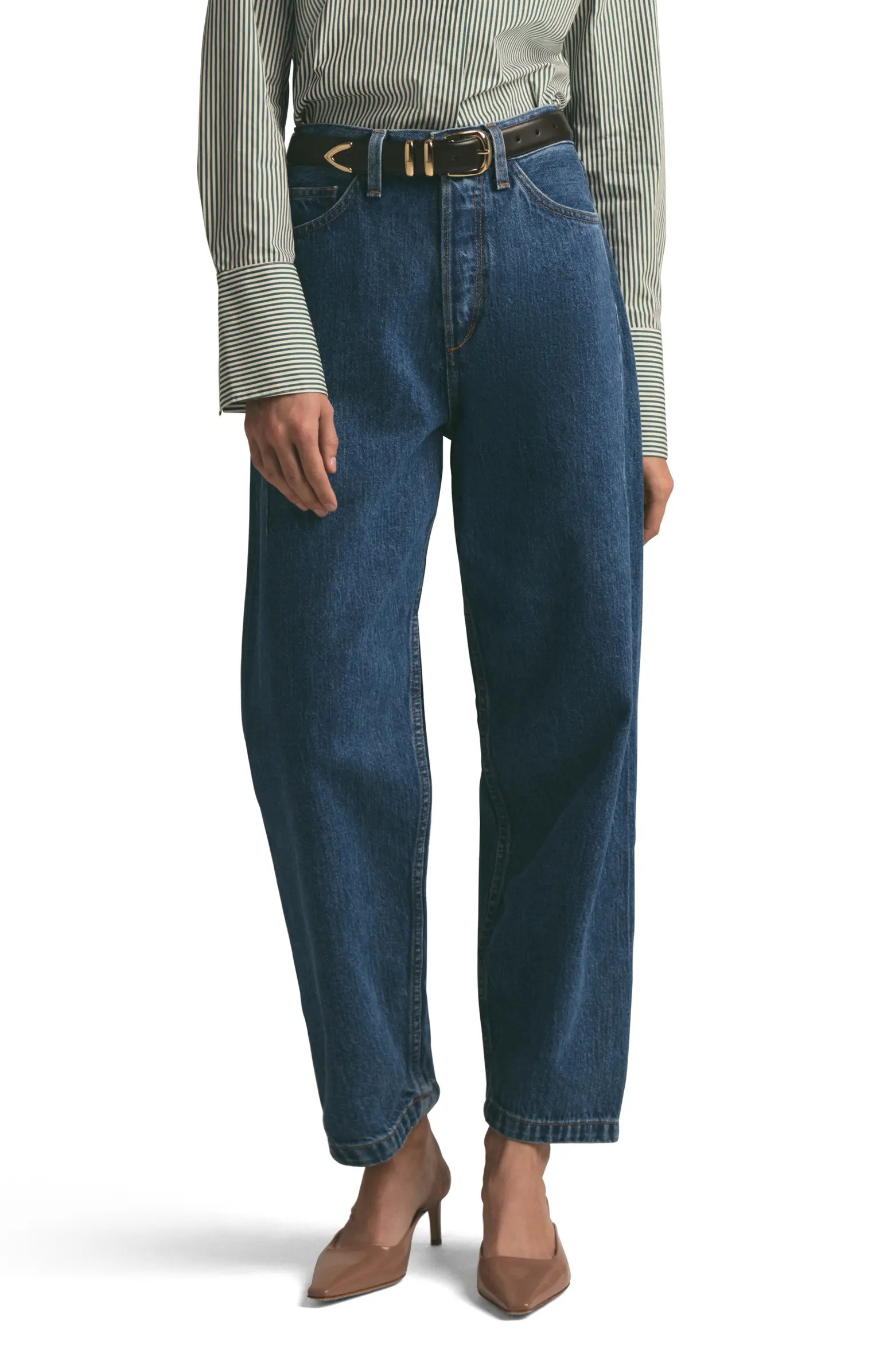 The Nikki Mid Rise Barrel Jeans | Nordstrom