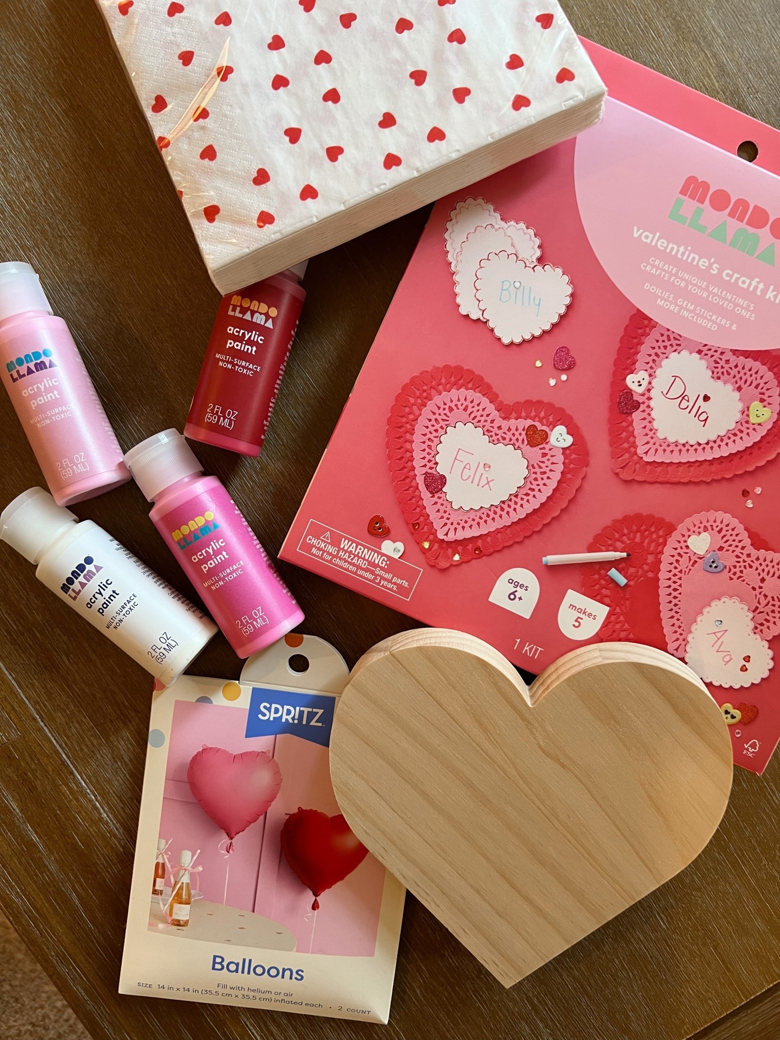 Grabbed the easiest valentines crafts for Nate this morning at target! Paint and a little wooden heart to hang on his wall and a valentines making kit so he can make valentines for grandma and grandpa! Toddler crafts, toddler valentines, easy Valentine’s Day crafts, kid’s Valentine’s Day 

#LTKmomlife #LTKKids #LTKSeasonal