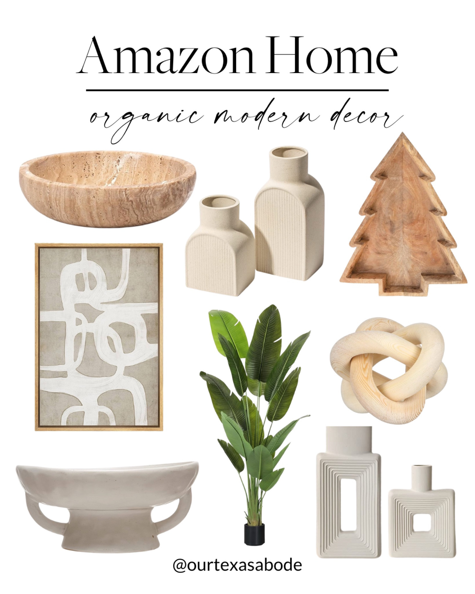 Amazon Organic modern decor 🙌🏻🙌🏻

Wall art, charcuterie board, vase, decorative bowl, faux plant

#LTKStyleTip #LTKFindsUnder100 #LTKHome