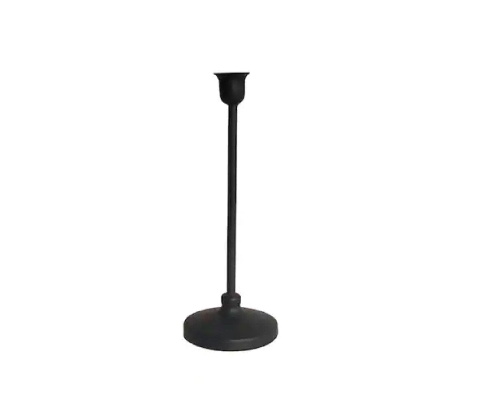 9.4 inch black metal candleholder 

#LTKHoliday #LTKhome #LTKSeasonal