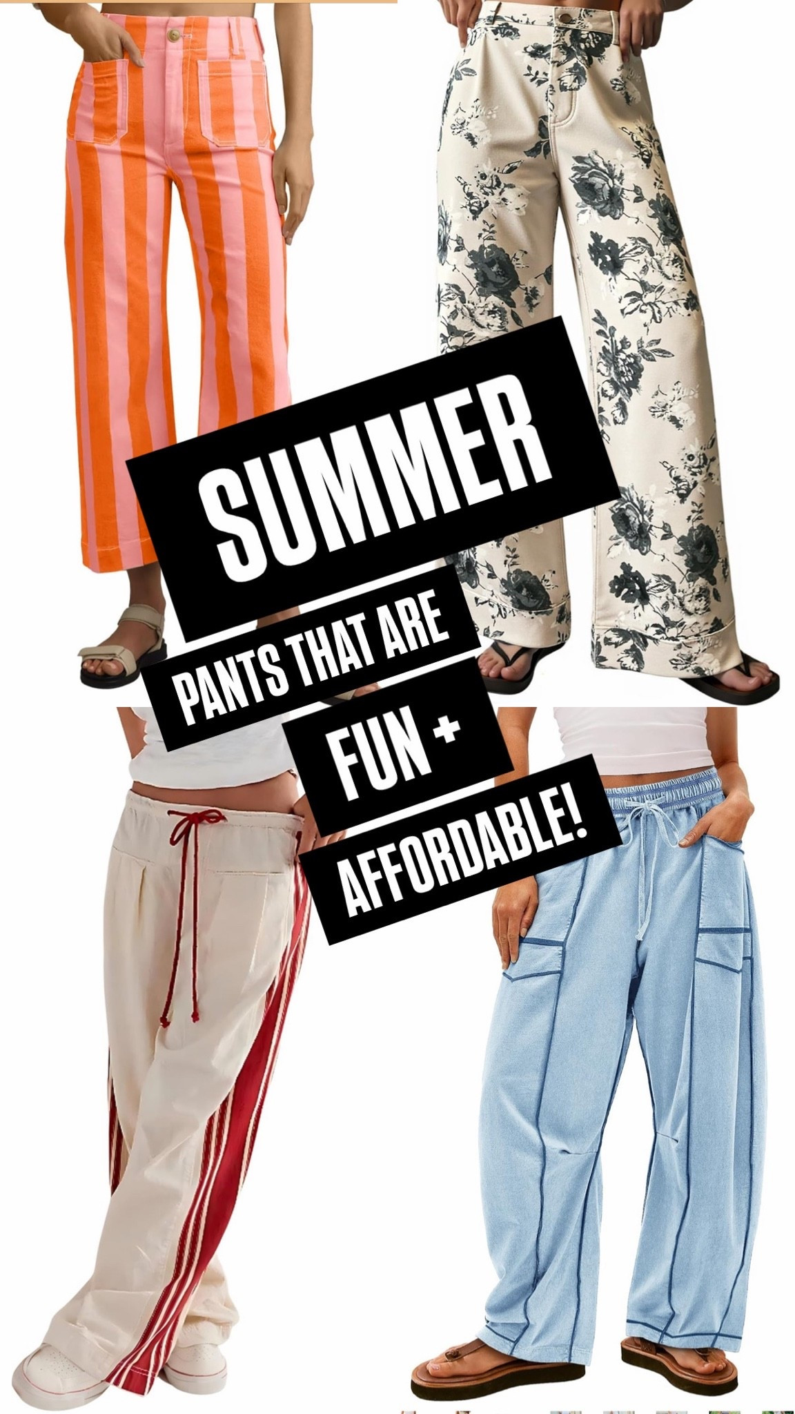 FUN + AFFORDABLE summer pants! Have them ALL!

#LTKOver40