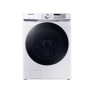 4.5 cu. ft. Large Capacity Smart Front Load Washer with Super Speed Wash in White | The Home Depot