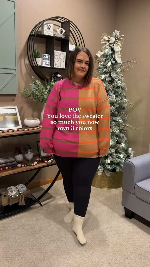 This is my FAVORITE sweater! The quality is amazing and I love the colors available. I prefer the XL fit! 

#LTKWatchNow #LTKPlusSize #LTKU