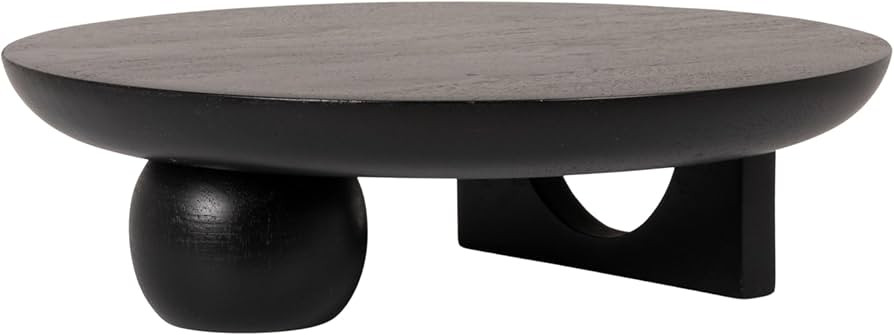 Bloomingville Mango Wood Tray, Black | Amazon (US)