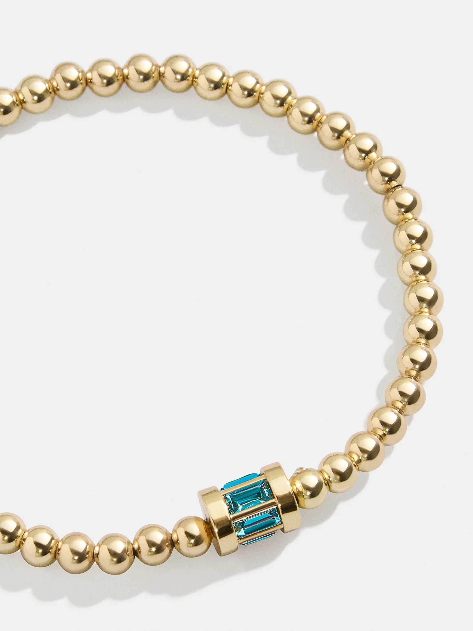 Tatum Birthstone Bracelet - Blue Zircon | BaubleBar (US)