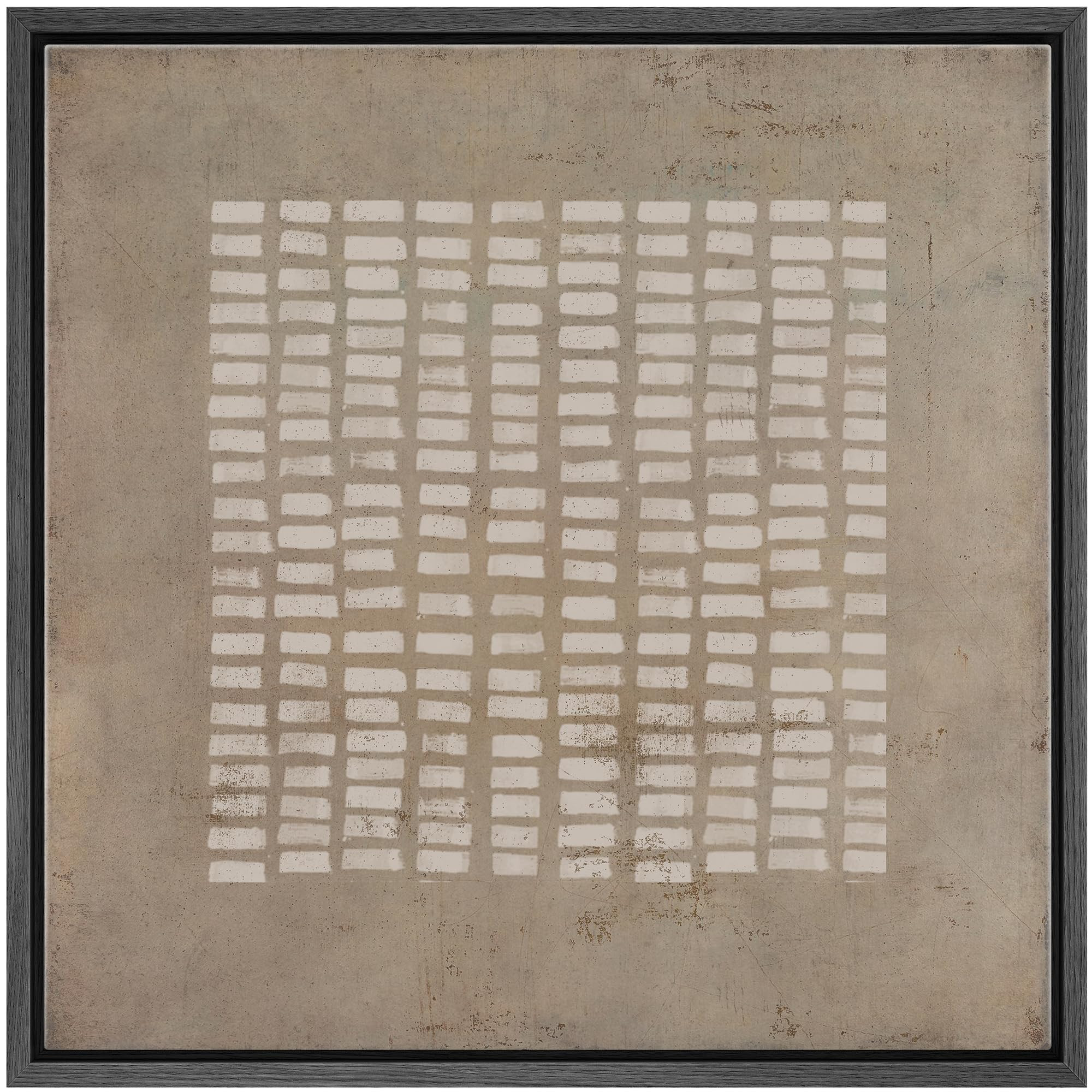 SIGNWIN Framed Canvas Print Wall Art Mid-Century Geometric Line Pattern Abstract Shapes Illustrat... | Amazon (US)